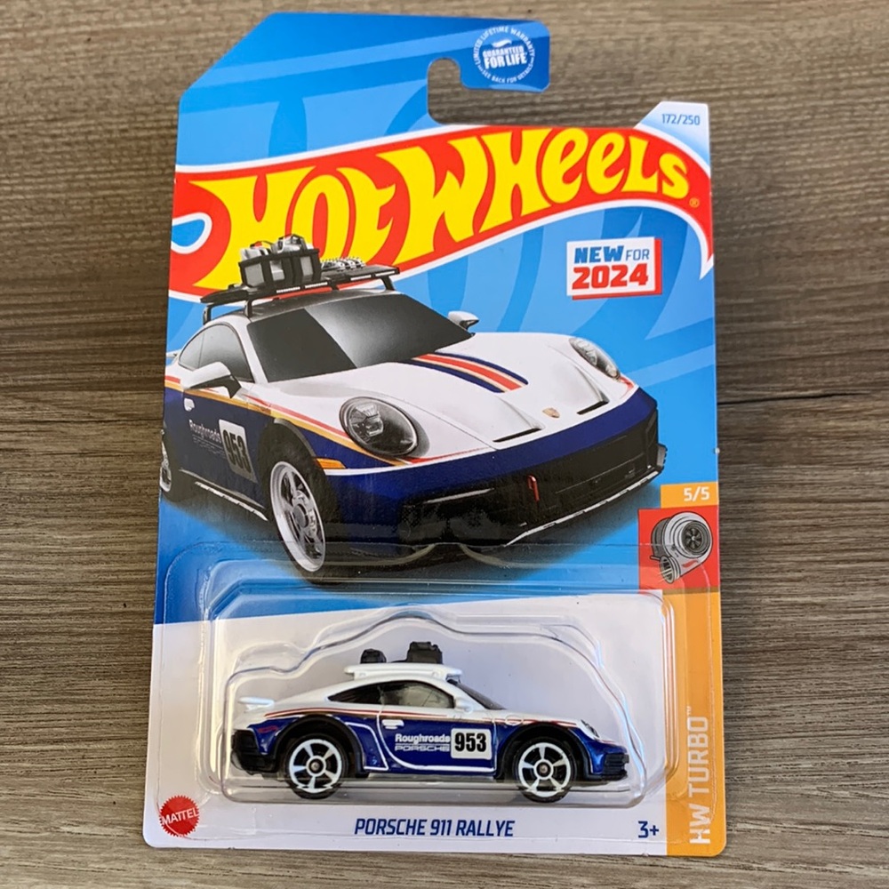 Hot Wheels Porsche 911 Rallye German Race Car HW Turbo Hotwheels Car New 2024